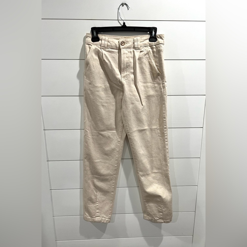Sezane ecru manu trousers - Picture 5 of 8